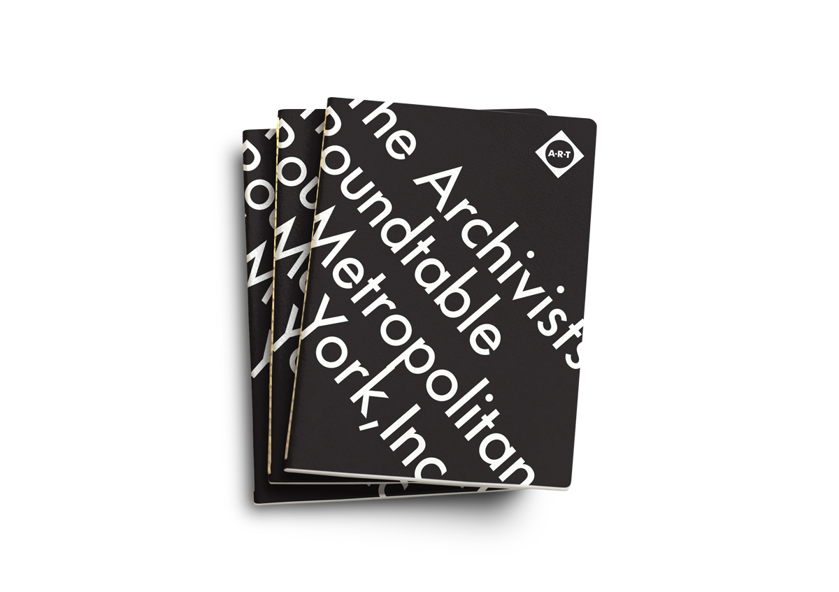 Archivists Round Table of Metropolitan New York<br>Graphic Identity Refresh; Collateral Design