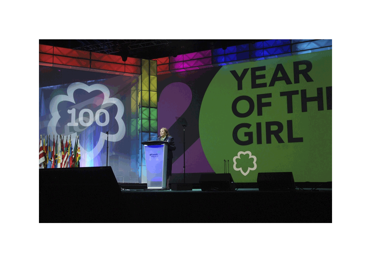 GIRL SCOUTS 52ND NATIONAL CONVENTION<br><br>The Year of the Girl campaign was kicked off right here! The energy in that space was special.