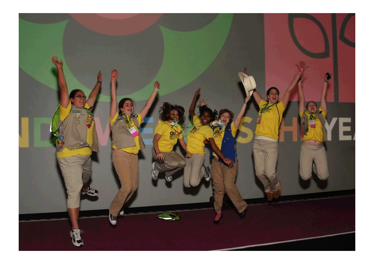 GIRL SCOUTS 52ND NATIONAL CONVENTION<br><br>The campaign was very declarative in nature: 2012 IS THE YEAR OF THE GIRL. I think these Girl Scouts were buying in!