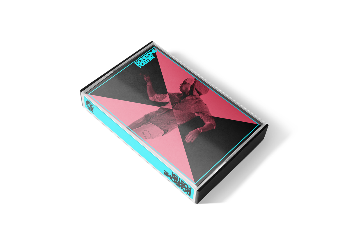 D'CHROME FOSTER<br><br>Cassette tape jacket design concept features brand graphic identity elements along photography by Theik Smith.