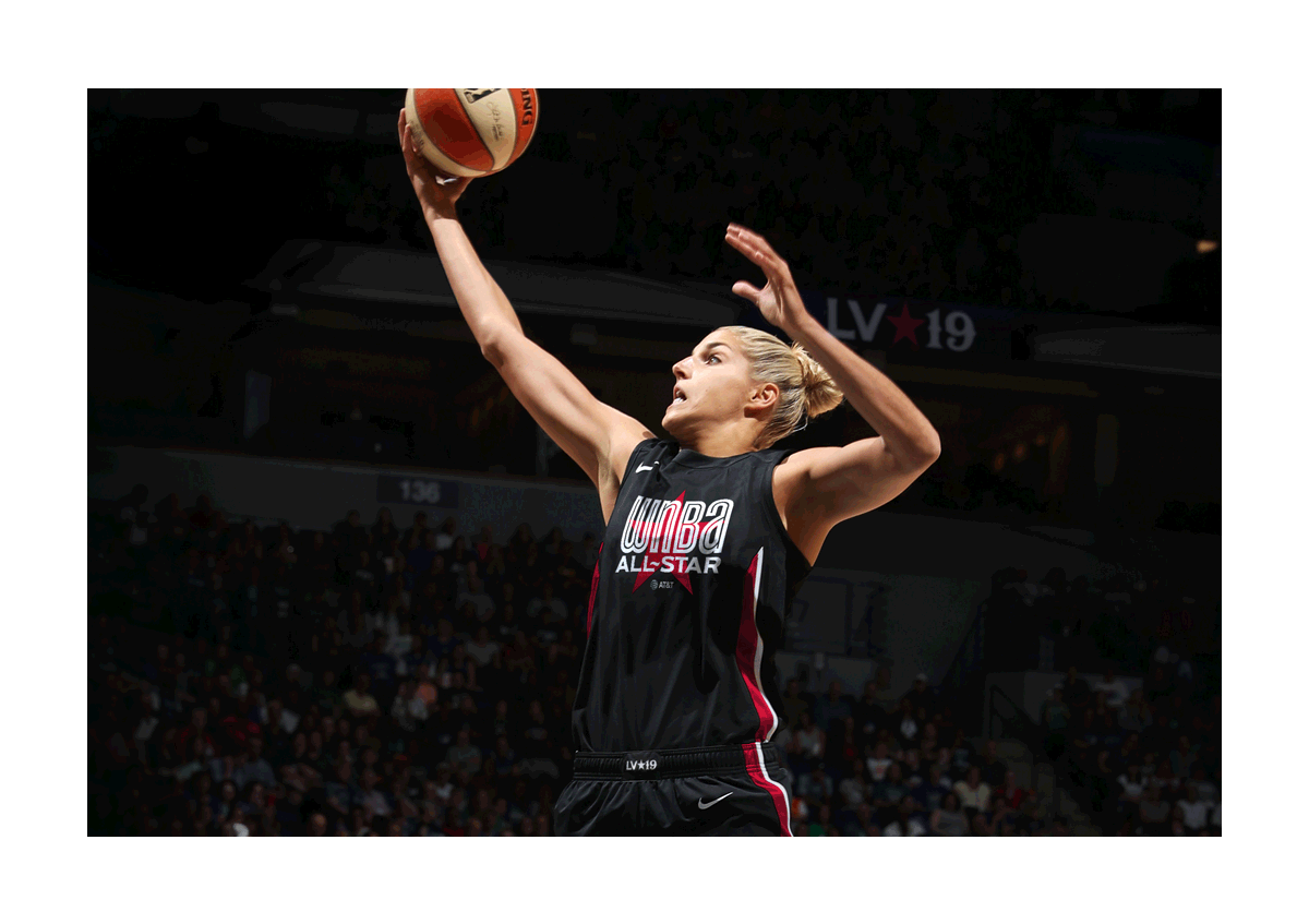 2019 WNBA ALL-STAR WEEKEND<br><br>A jersey design concept was also included in the system proposal.