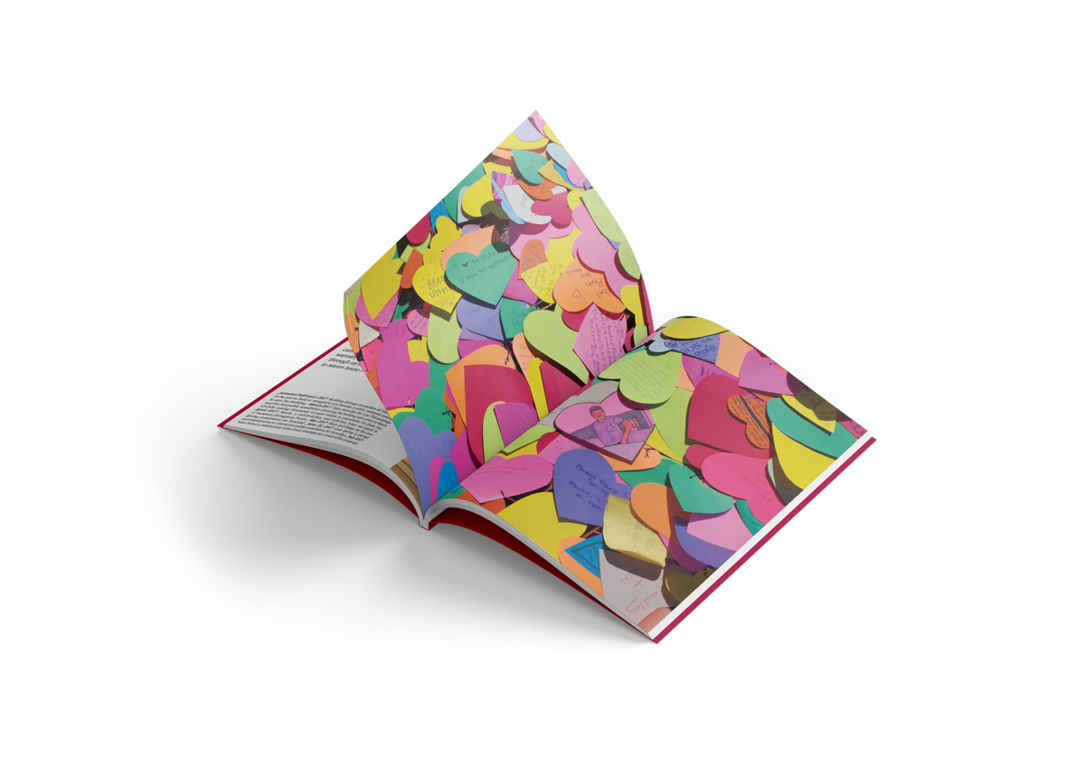 UKAYZINE<br><br>A close-up of some of the hearts on the Love Spring installation.